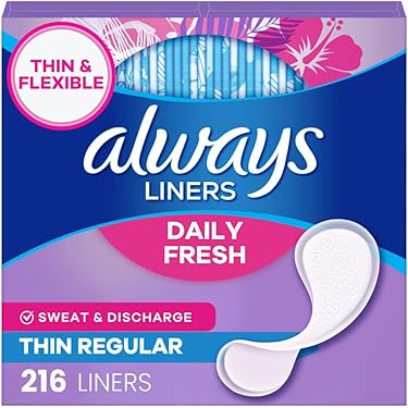 Amazon Best Sellers: Best Panty Liners